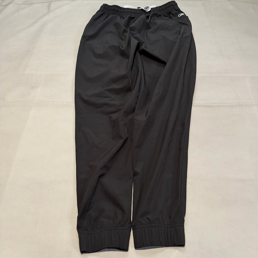 Cove Men Black Elastic Waist Jogger Pant Athleisure Athletic Gym Track Pant-6316